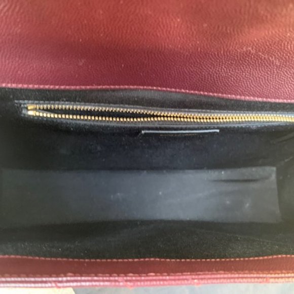 RECEIPT- SAINT LAURENT Large Monogramme Envelope Chain Bag - Bordeaux - Picture 12 of 13